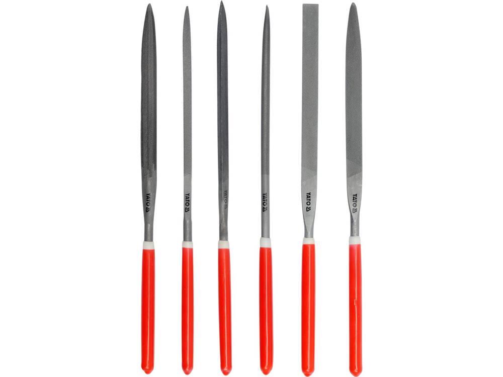 YATO YT-6161 KÚPOS RESZELŐKÉSZLET 4X160X75MM, 6 DB 