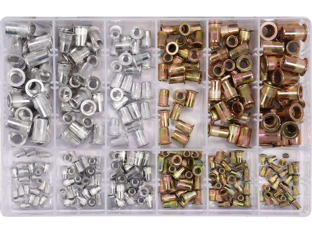SET PIULITE NITUIBILE YATO YT-36480 OTEL/ALUMINIU, M3-M10, 300 BUC