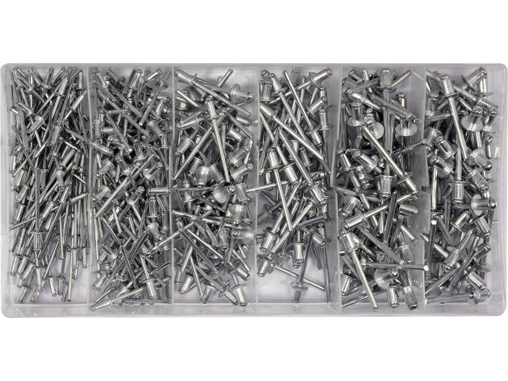 SET POPNITURI ALUMINIU, YATO YT-36420 400 BUC