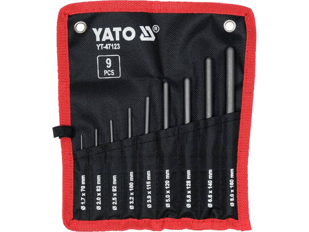 LYUKASZTÓ KÉSZLET, 9 DB YATO YT-47123 