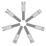 GYALUKÉSZLET YATO YT-62910 ÉLEKHEZ + 7 PENGÉHEZ 
