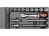 CSŐKÉSZLET + YATO YT-5542 RACSNIS 3/8", YT-55300-HOZ 