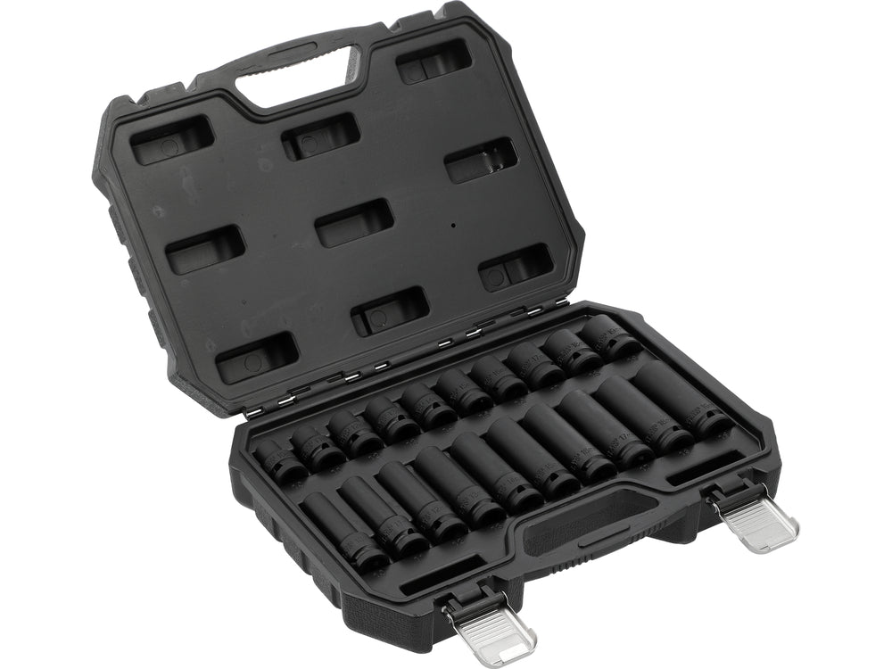Set tubulare de impact YATO YT-10256, 1/2", 20 piese - imagine 2