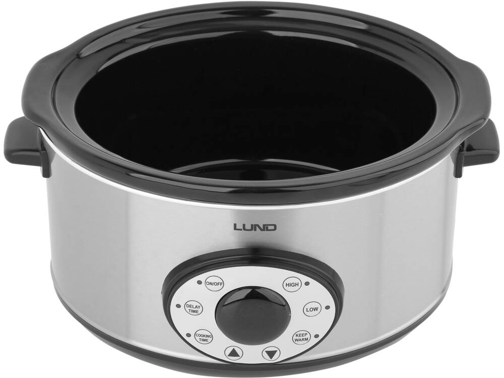SLOW COOKER, 280W, LUND 67660 4,5L, TIMMER