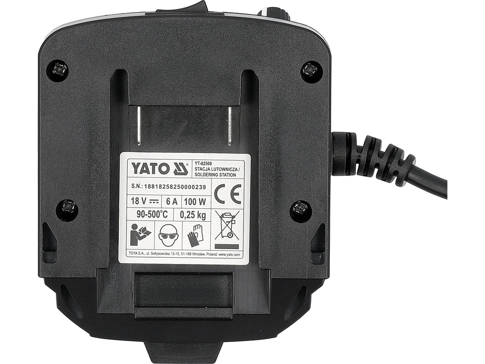 Statie de lipit YATO YT-82500, 18 V C245 fara acumulator - imagine 7