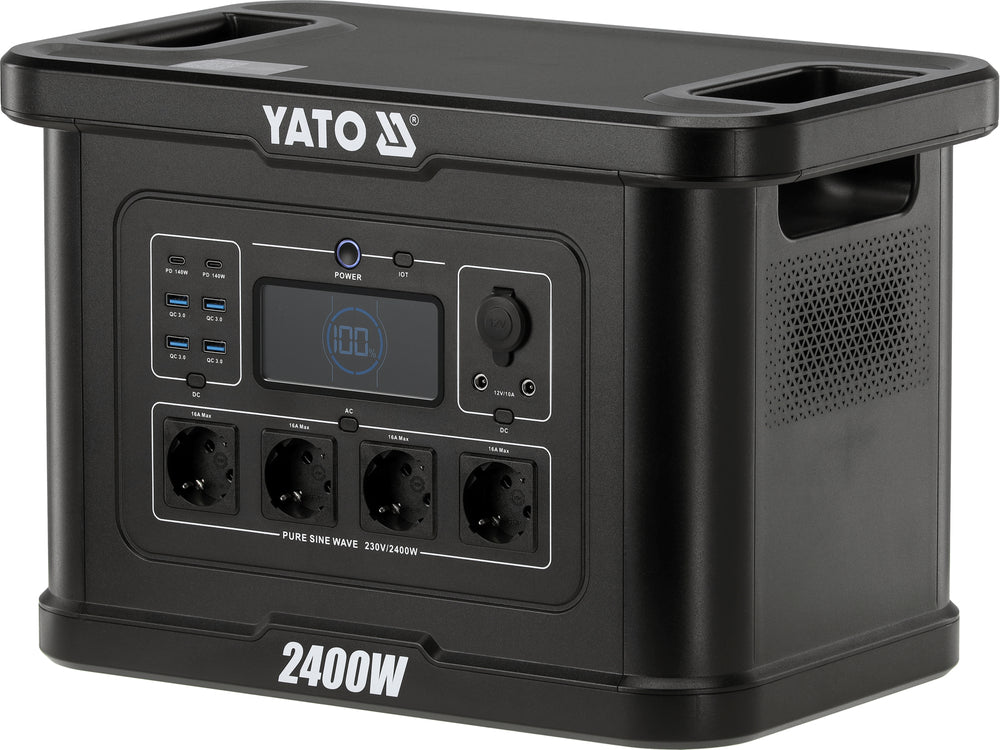 Statie incarcare portabila YATO YT-83095, 2400 W, 2232 wh