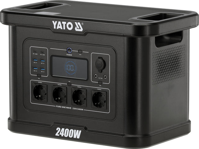 Statie incarcare portabila YATO YT-83095, 2400 W, 2232 wh