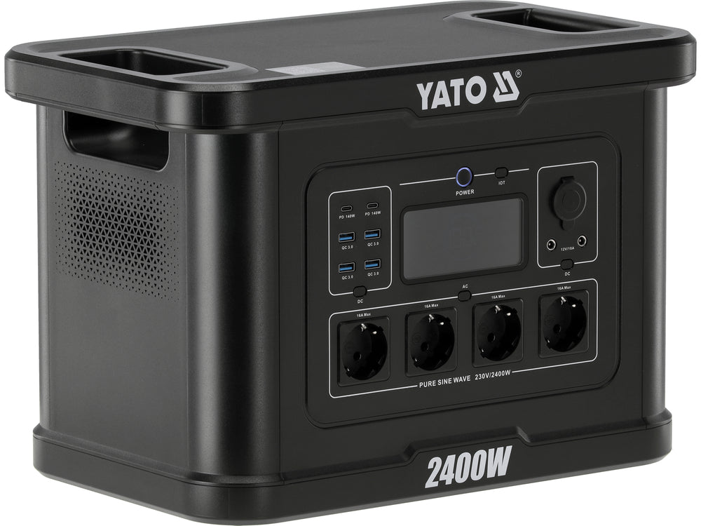 Statie incarcare portabila YATO YT-83095, 2400 W, 2232 wh - imagine 2