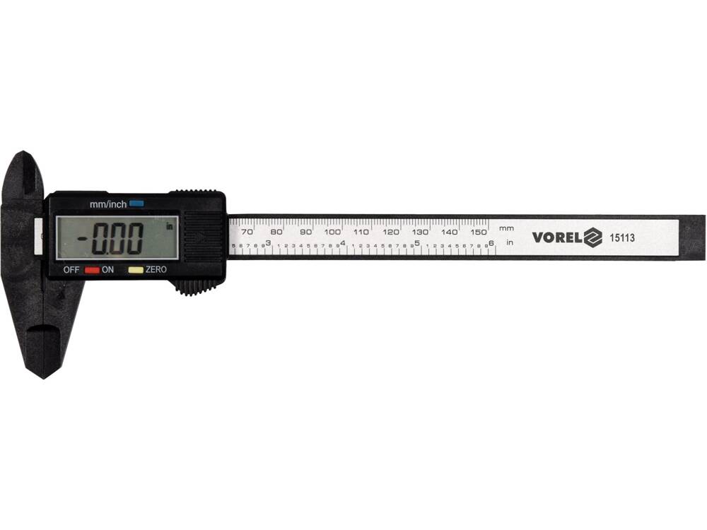 ELEKTRONIKUS ALAP, 150MM, VOREL 15113 KARBON 