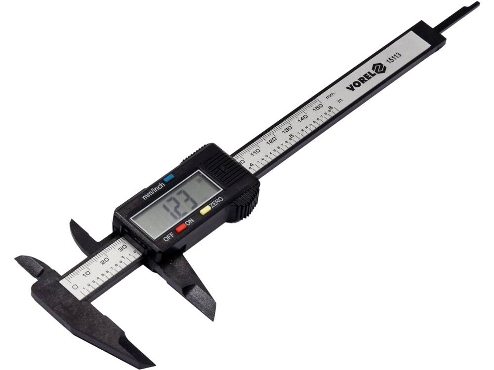 ELEKTRONIKUS ALAP, 150MM, VOREL 15113 KARBON 