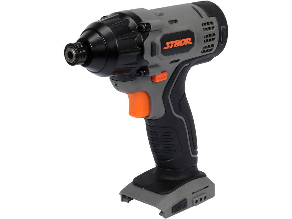 STHOR 78113 STHOR ÜTVECSAVARHÚZÓ 20V, HATSZÖGŰ BEHAJTÁS 1/4, 150NM, AKKUMULÁTOR NÉLKÜL 