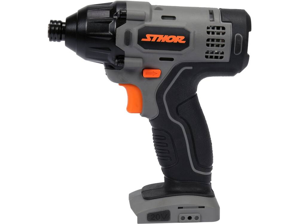 STHOR 78113 STHOR ÜTVECSAVARHÚZÓ 20V, HATSZÖGŰ BEHAJTÁS 1/4, 150NM, AKKUMULÁTOR NÉLKÜL 