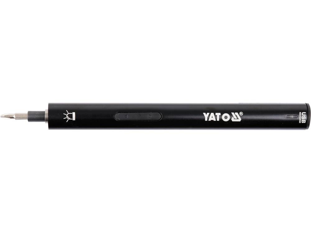 PRECÍZIÓS CSAVARHÚZÓ YATO YT-27930 AKKUMULÁTORRAL, 3,6 V, 39 DARABOS 