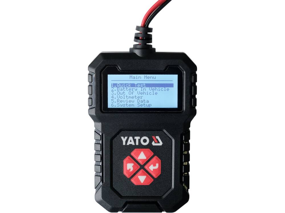 ELEKTRONIKUS TESZTER YATO YT-83114 12 V-OS AKKUMULÁTOROKHOZ 