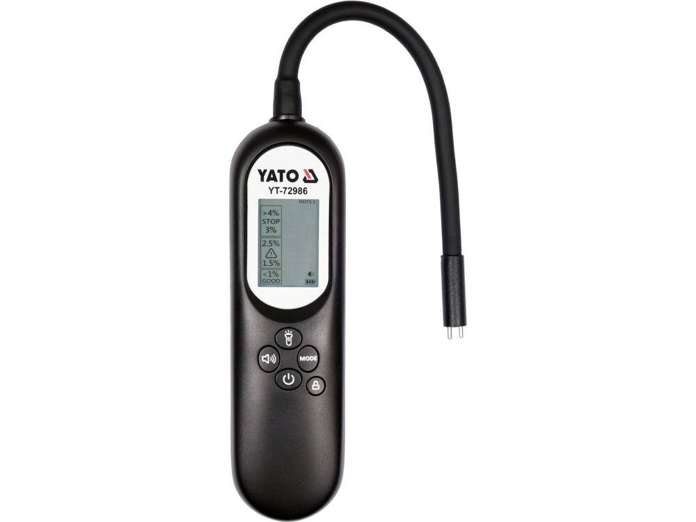 YATO YT-72986 FÉKFOLYADÉK TESZTELŐ KIJELZŐVEL 