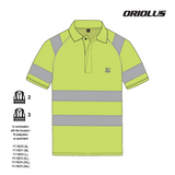 Tricou polo reflectorizant oriolus YATO YT-79410, S - imagine 5