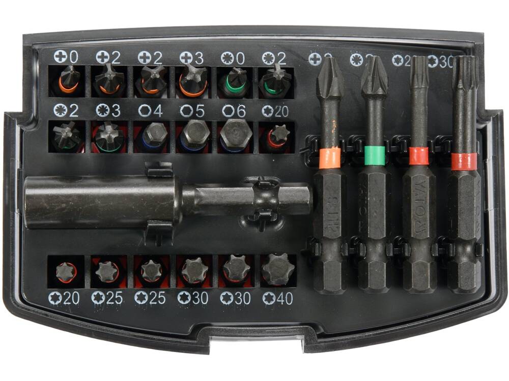 23 bites YATO YT-04621 készlet adapterrel 