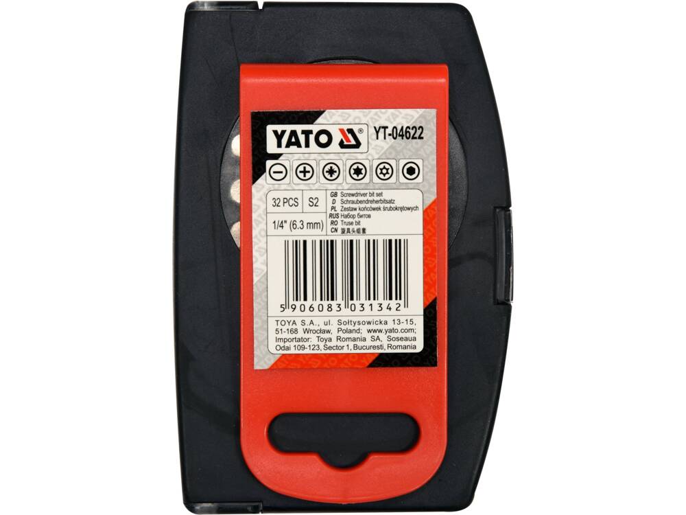 TRUSA 32 BITI YATO YT-04622 CU ADAPTOR
