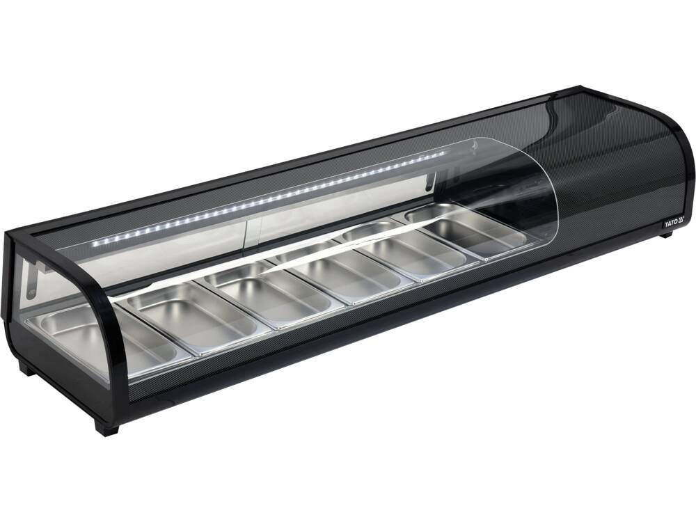 VITRINA FIRGORIFICA 6X1/3 YATO YG-05002 GN, 153X42X26,5CM