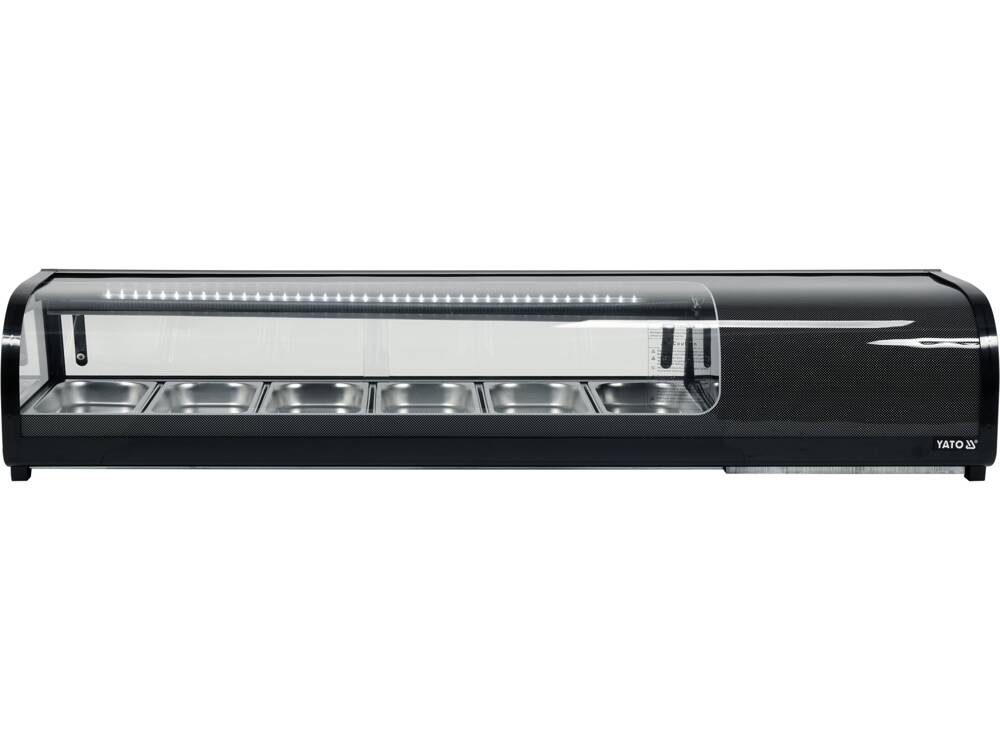 VITRINA FIRGORIFICA 6X1/3 YATO YG-05002 GN, 153X42X26,5CM