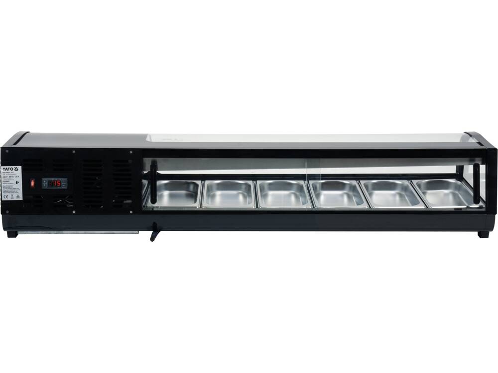VITRINA FIRGORIFICA 6X1/3 YATO YG-05002 GN, 153X42X26,5CM