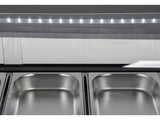 VITRINA FIRGORIFICA 6X1/3 YATO YG-05002 GN, 153X42X26,5CM