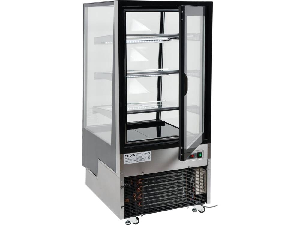 HŰTÖTT VITRIN YATO YG-05040 HŰTŐSZEKRÉNY 300L - FEKETE