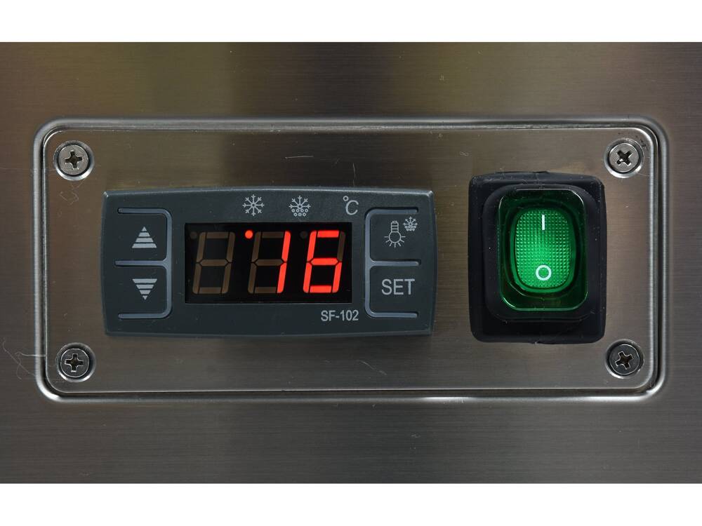 HŰTÖTT VITRIN YATO YG-05040 HŰTŐSZEKRÉNY 300L - FEKETE