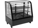 VITRINA FIRGORIFICA DE YATO YG-05020 PREZENTARE, 100L 68X45X67CM - NEGRU