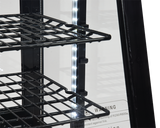 VITRINA FIRGORIFICA DE YATO YG-05020 PREZENTARE, 100L 68X45X67CM - NEGRU