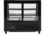 VITRINA FIRGORIFICA DE YATO YG-05020 PREZENTARE, 100L 68X45X67CM - NEGRU