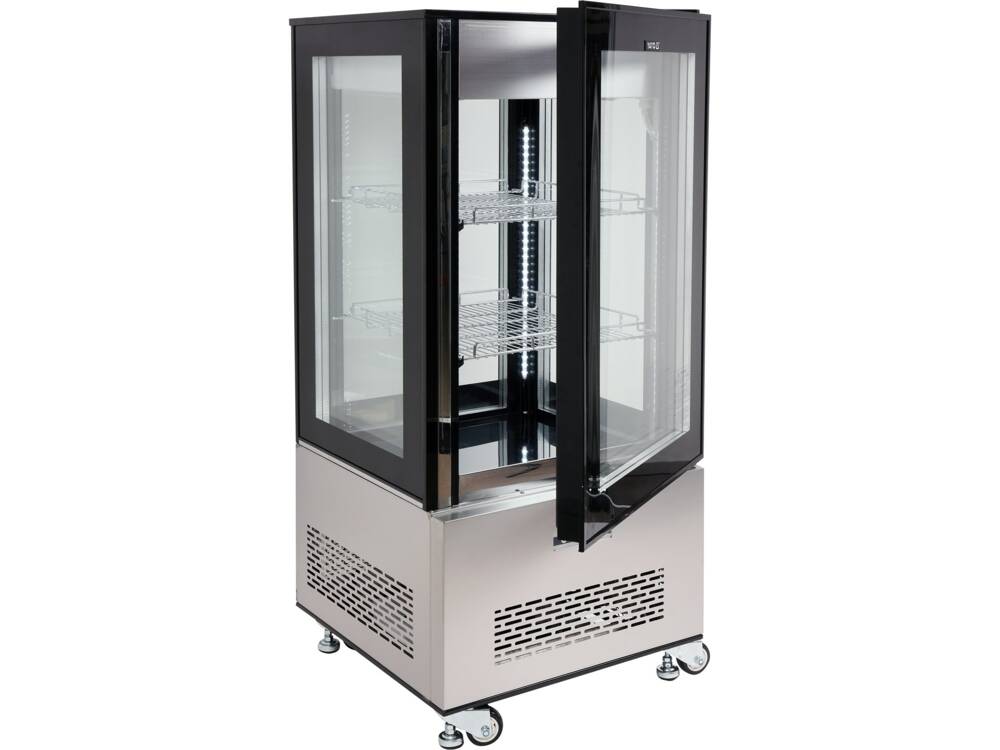 VITRINA FIRGORIFICA PRAJITURI, YATO YG-05064 270L, 65X65X150CM