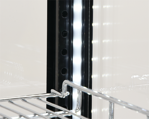 VITRINA FIRGORIFICA PRAJITURI, YATO YG-05060 78L, 43X39X98CM - NEGRU
