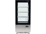 VITRINA FIRGORIFICA PRAJITURI, YATO YG-05060 78L, 43X39X98CM - NEGRU