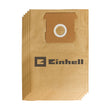 Sac de colectare a murdariei Original Einhell 10 L (potrivit pentru aspiratoarele Einhell umed / uscat cu recipiente de 10 litri, cum ar fi TE - VC 18/10 Li, volum 10 L, include 5 saci, din hartie) Einhell - scule electrice si unelte profesionale - BricoMart