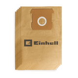 Sac de colectare a prafului Original Einhell 12 L (potrivit pentru aspiratoarele Einhell umed / uscat cu recipiente de 12 litri, volum 12 L, include 5 saci, din hartie) Einhell - scule electrice si unelte profesionale - BricoMart