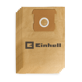 Sac de colectare a prafului Original Einhell 12 L (potrivit pentru aspiratoarele Einhell umed / uscat cu recipiente de 12 litri, volum 12 L, include 5 saci, din hartie) Einhell - scule electrice si unelte profesionale - BricoMart