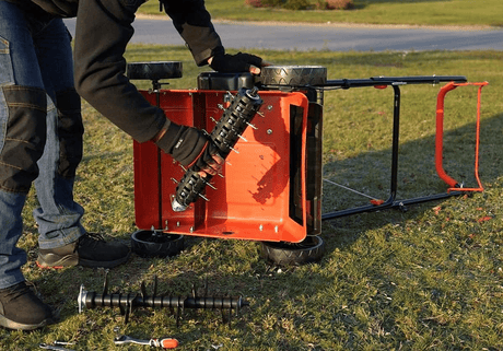 SCARIFICATOR/AERATOR 2IN1, PE YATO YT-85570 BENZINA, 38CM YATO - scule electrice si unelte profesionale - BricoMart
