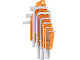 SET 10 CHEI VOREL 56393 HEXAGONALE, 1,5MM, CR - V VOREL - scule electrice si unelte profesionale - BricoMart