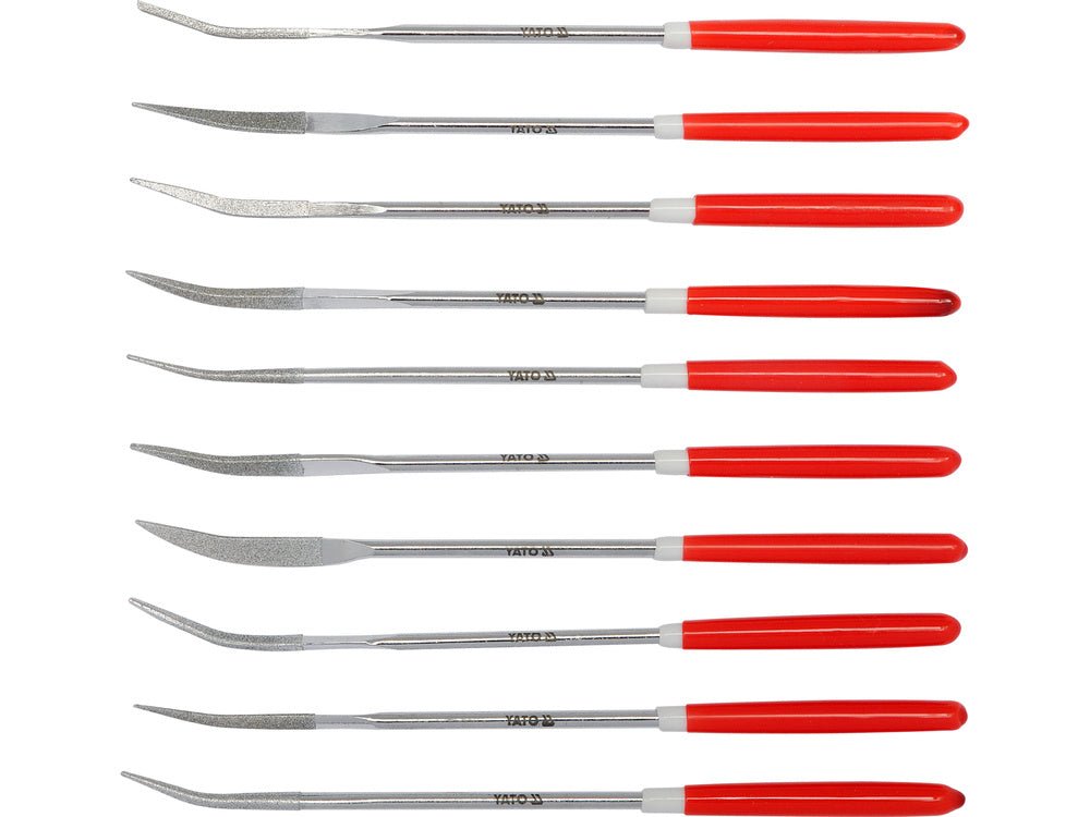 SET 10 PILE YATO YT-6146 DIAMANTATE 3X140X30MM YATO - scule electrice si unelte profesionale - BricoMart