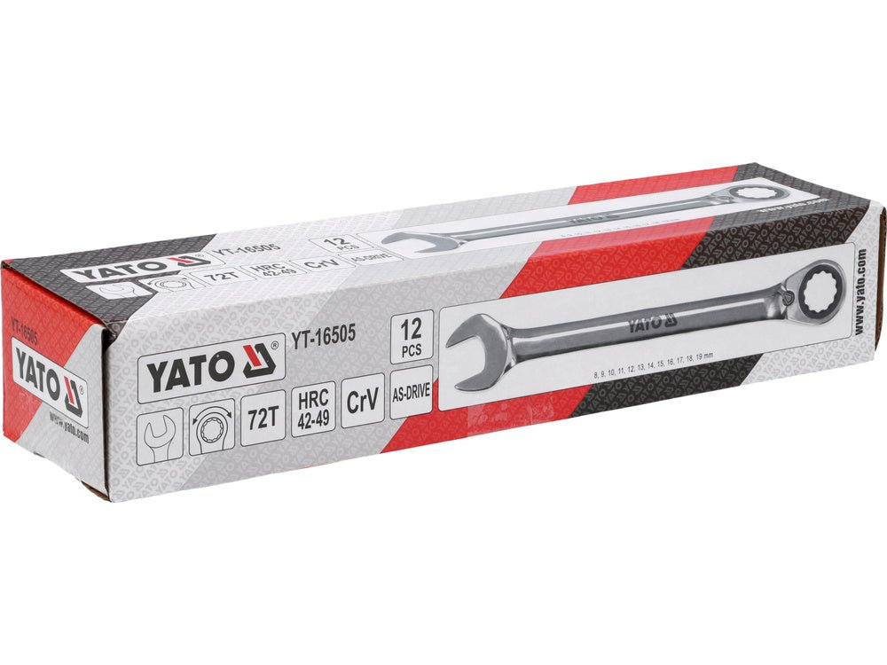 SET 12 CHEI YATO YT-16505 COMBINATE CU CLICHET YATO - scule electrice si unelte profesionale - BricoMart