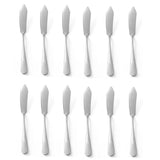Set 12 cutite unt (L)158 mm, inox, finisaj oglinda, Hendi Profi Line