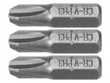 SET 3 BITI STHOR 65461 1/4 PH1, PH2, PH3 25MM STHOR - scule electrice si unelte profesionale - BricoMart