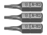 SET 3 BITI STHOR 65490 TORX 1/4 T8X25MM STHOR - scule electrice si unelte profesionale - BricoMart