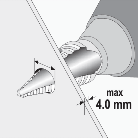 SET 3 BURGHIE YATO YT-44731 IN TREPTE, 3-20MM, 1/4 YATO - scule electrice si unelte profesionale - BricoMart