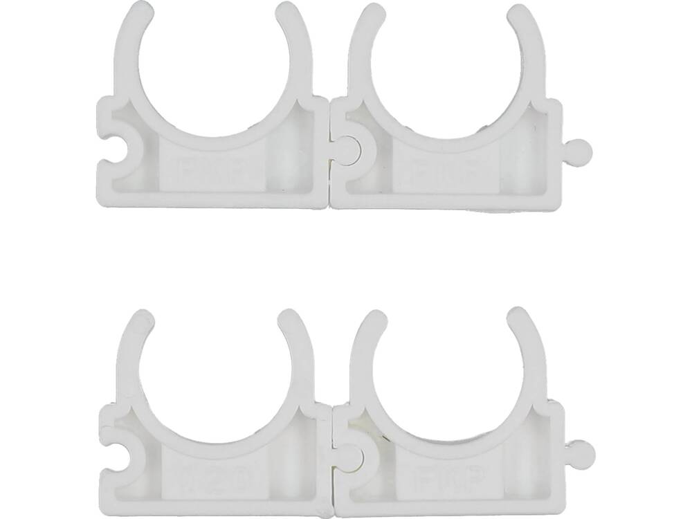 SET 4 CLEME VOREL 54813 SUPORT TEAVA PVC, PE, PE-X, PP, PB, 20MM VOREL - scule electrice si unelte profesionale - BricoMart