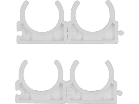 SET 4 CLEME VOREL 54815 SUPORT TEAVA PVC, PE, PE-X, PP, PB, 25MM VOREL - scule electrice si unelte profesionale - BricoMart