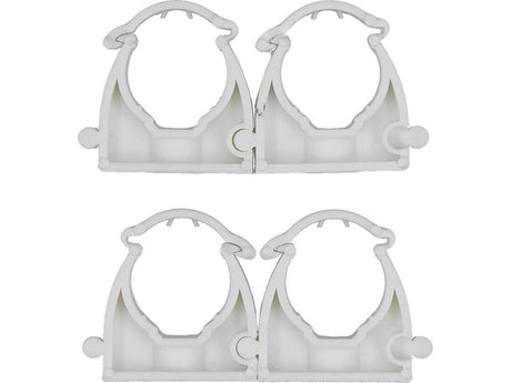 SET 4 CLEME VOREL 54831 BLOCABILE SUPORT TEAVA PVC, PE, PE-X, PP, PB, 18MM VOREL - scule electrice si unelte profesionale - BricoMart