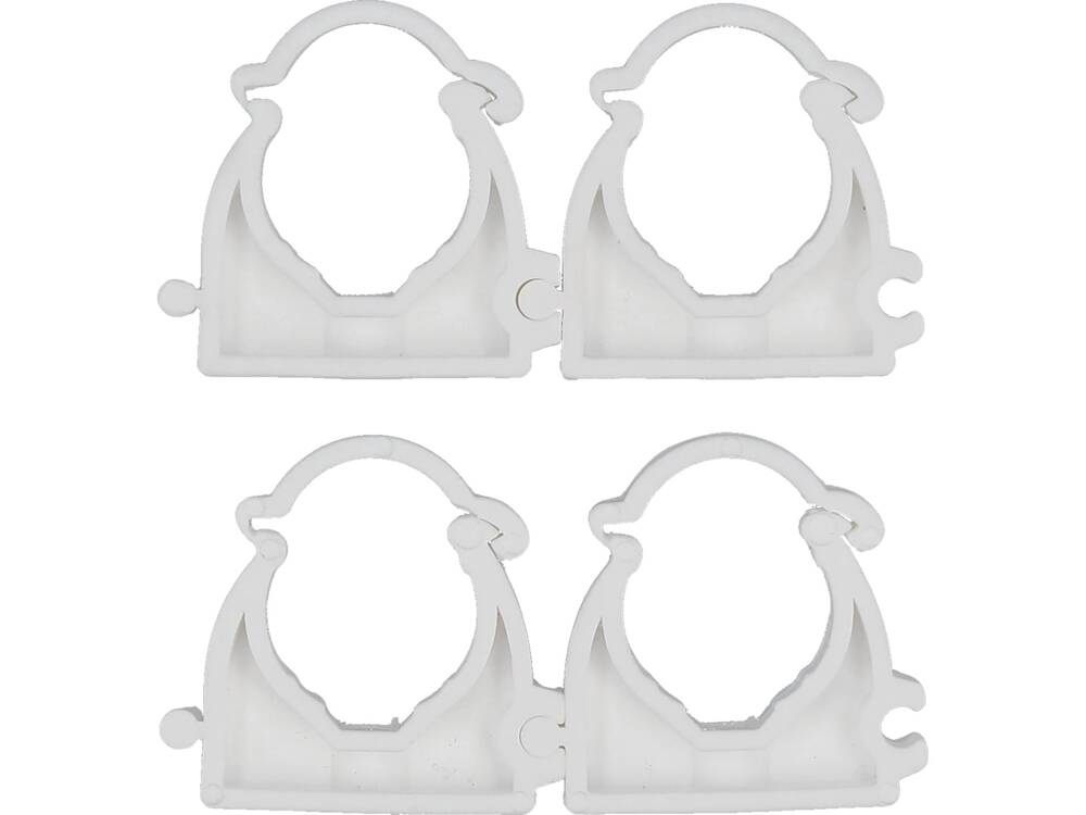 SET 4 CLEME VOREL 54832 BLOCABILE SUPORT TEAVA PVC, PE, PE-X, PP, PB, 20MM VOREL - scule electrice si unelte profesionale - BricoMart