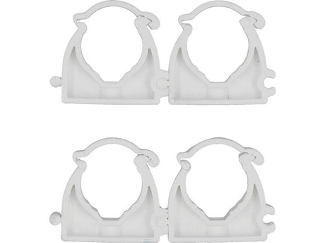 SET 4 CLEME VOREL 54833 BLOCABILE SUPORT TEAVA PVC, PE, PE-X, PP, PB, 22MM VOREL - scule electrice si unelte profesionale - BricoMart